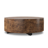 Hudson Round Coffee Table FURNITURE - coffee table Four Hands