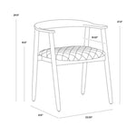 Jeremy Dining Armchair FURNITURE - dining chair Sunpan
