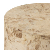 Hudson Round End Table FURNITURE - end table Four Hands