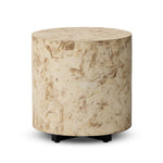 Hudson Round End Table FURNITURE - end table Four Hands