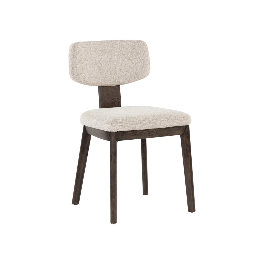 Rickson Dining Chair Set - set of 2, Dark Brown