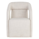 Kelric Wheeled Dining Armchair FURNITURE - dining chair Sunpan
