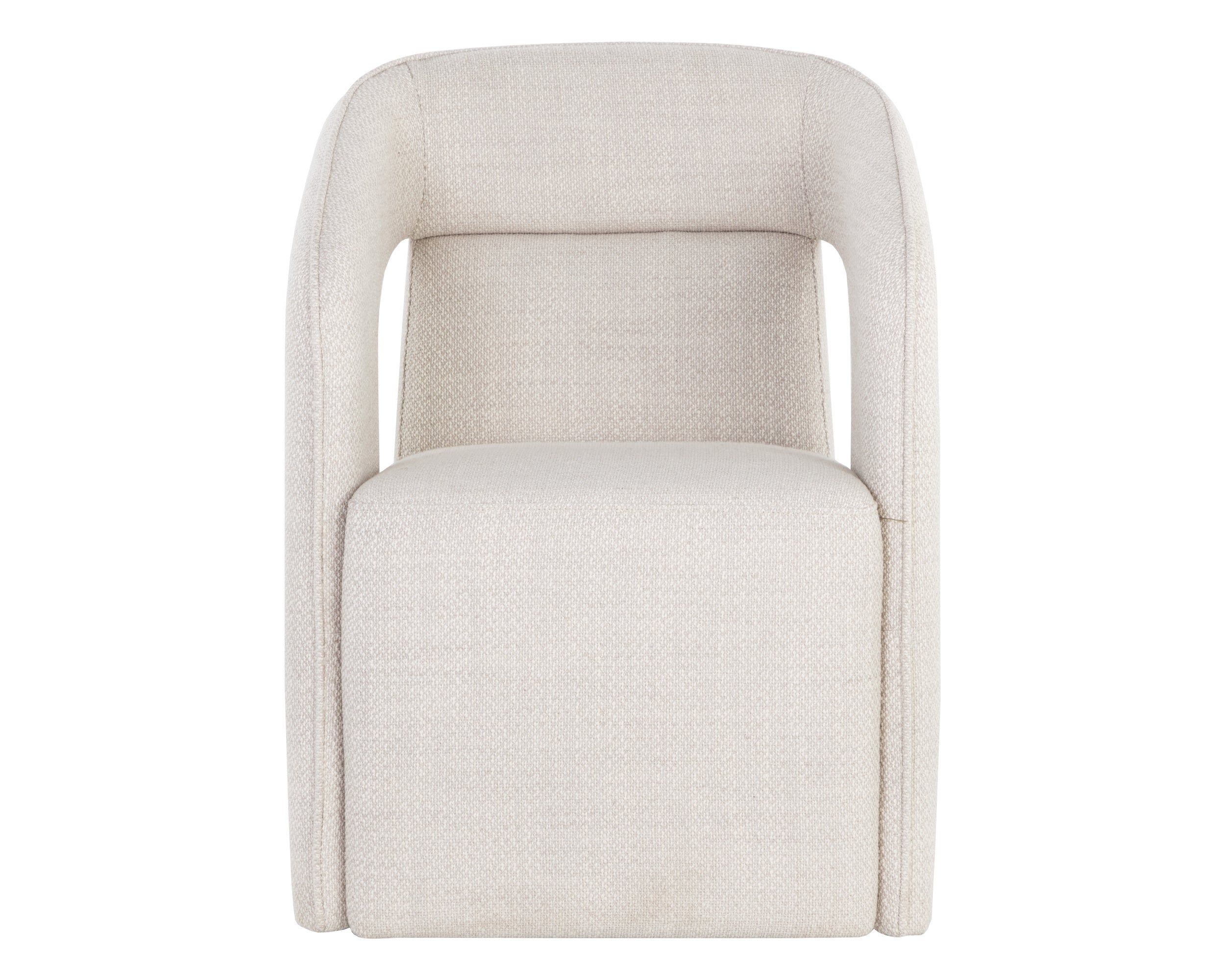 Kelric Wheeled Dining Armchair FURNITURE - dining chair Sunpan