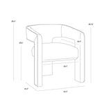 Kras Dining Armchair FURNITURE - dining chair Sunpan