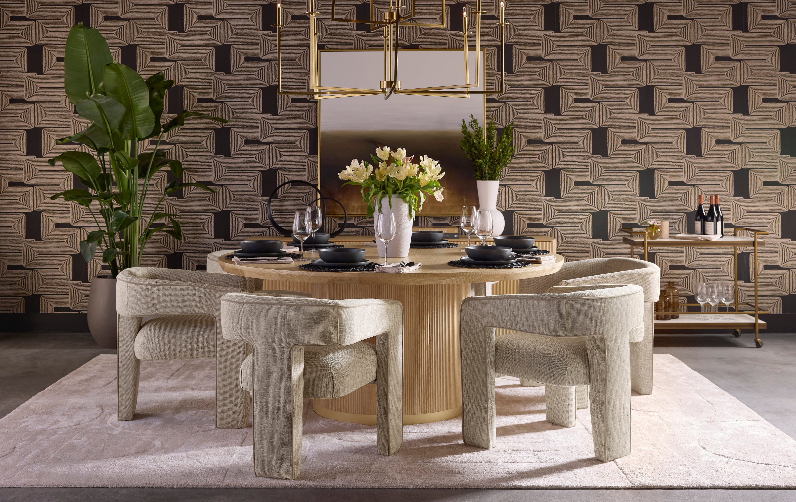 Kras Dining Armchair FURNITURE - dining chair Sunpan