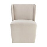 Almira Wheeled Dining Chair FURNITURE - dining chair Sunpan