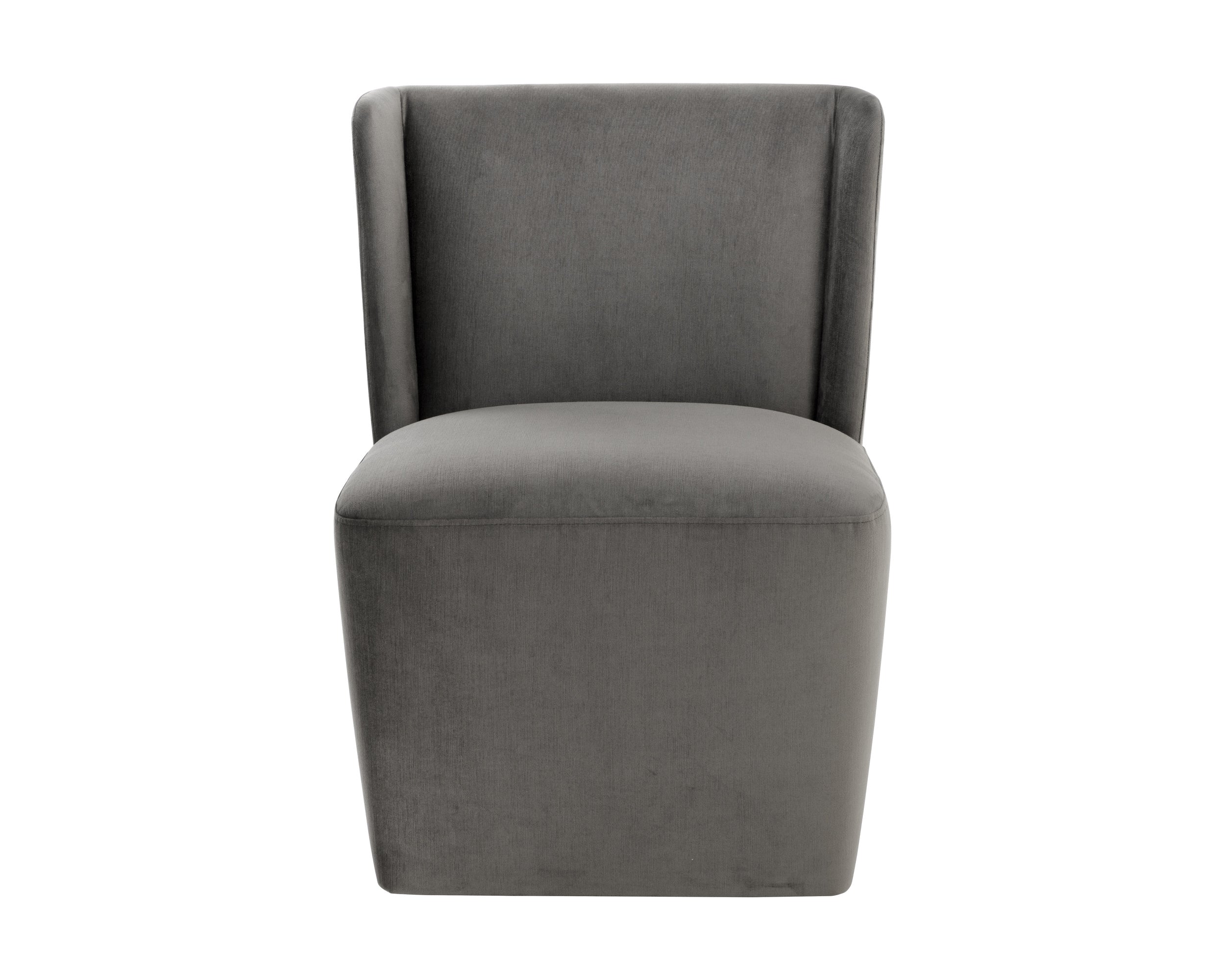 Almira Wheeled Dining Chair