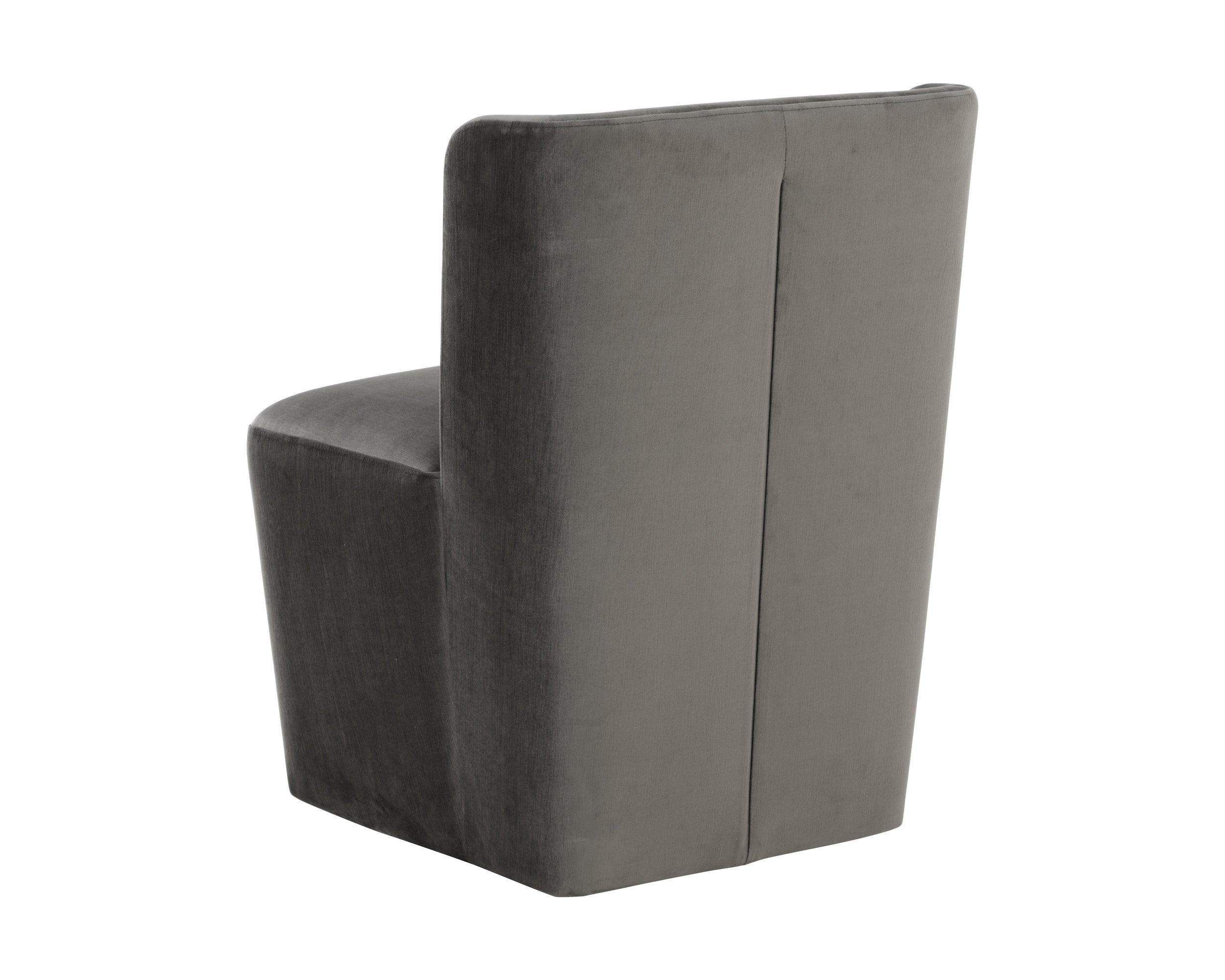 Almira Wheeled Dining Chair FURNITURE - dining chair Sunpan