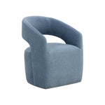 Loryn Wheeled Dining Armchair FURNITURE - dining chair Sunpan Danny Iceberg