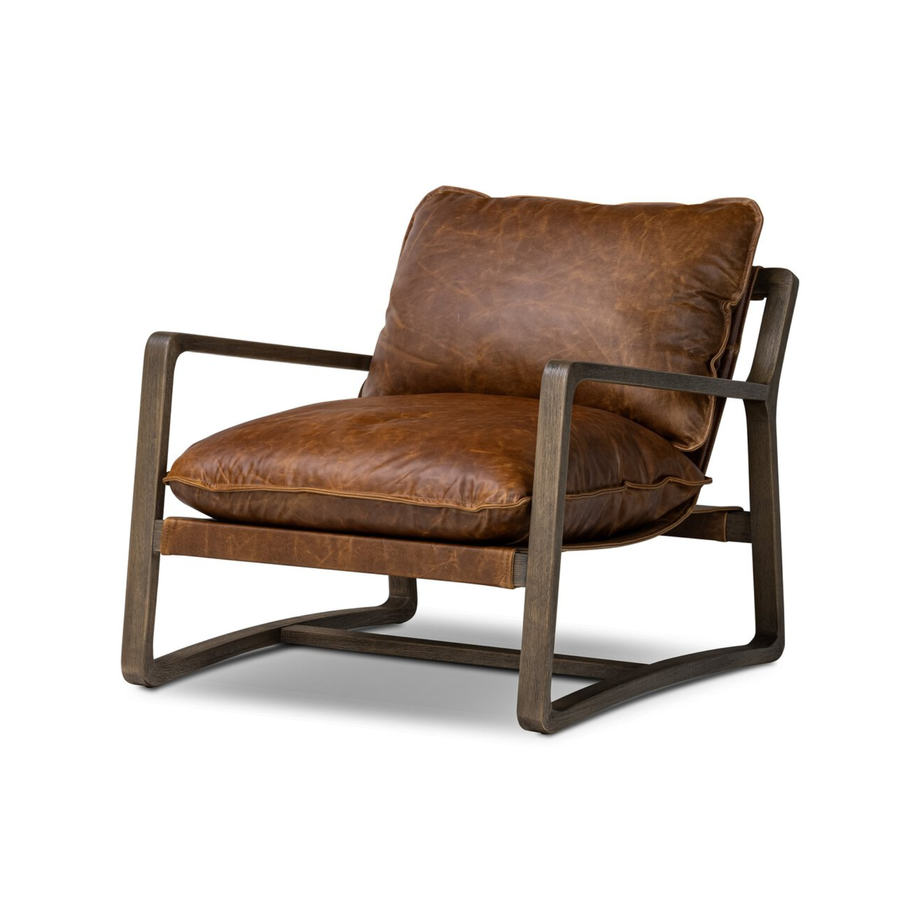 Ace Chair 3 - FURNITURE - chair Four Hands Raleigh Chestnut