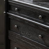Toulouse Dresser - Distressed Black 16 - FURNITURE - dresser Four Hands