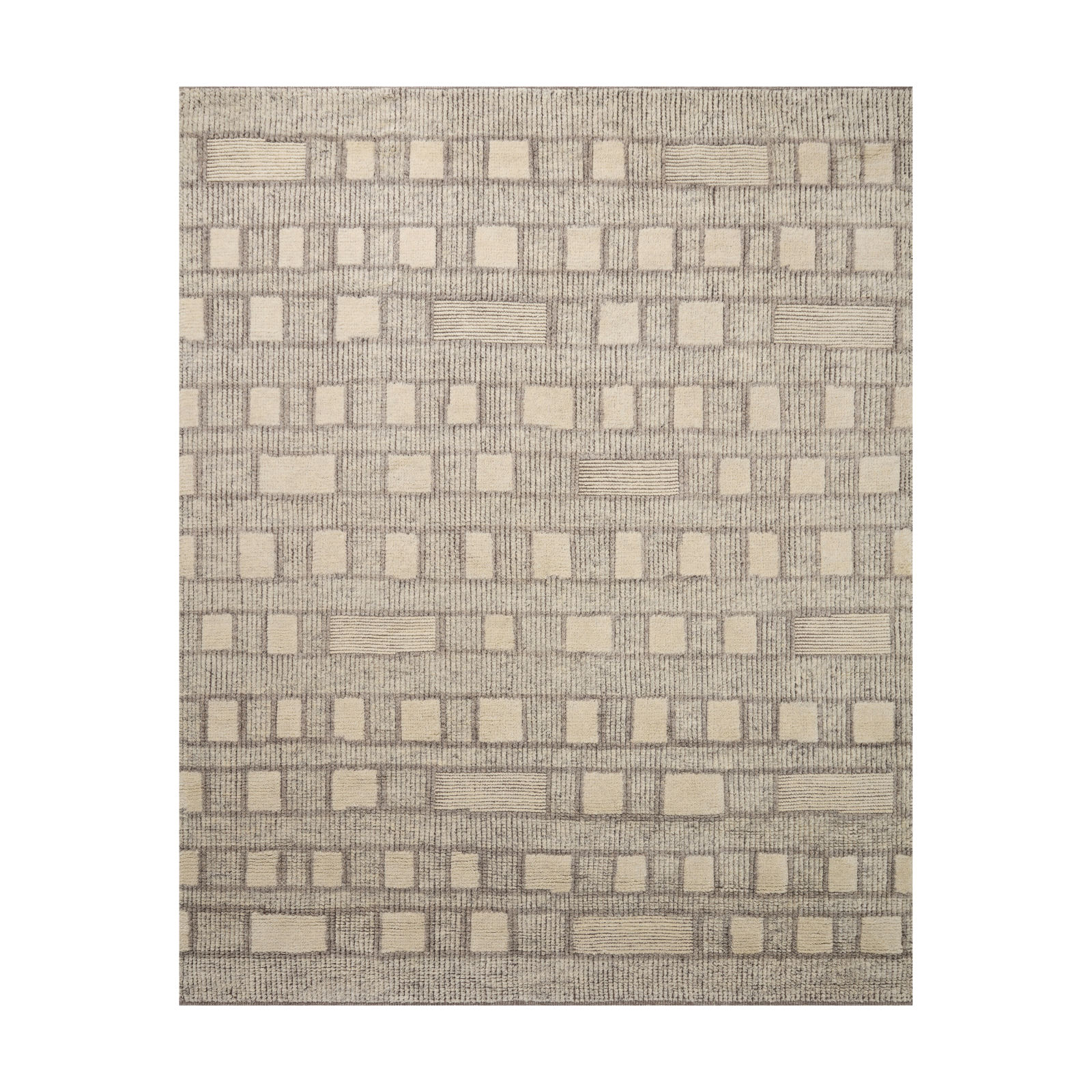 Jean Stoffer x Loloi David Grey Rug 1- RUGS - wool Loloi