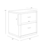 Etiron Nightstand FURNITURE - night stand Sunpan