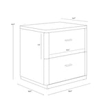 Etiron Nightstand FURNITURE - night stand Sunpan