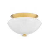 Pawtucket Flush Mount LIGHTING - flush mount Hudson Valley Lighting Aged Brass / Soft White