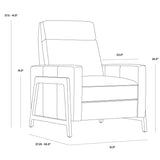 Braton Recliner FURNITURE - lounge chair Sunpan