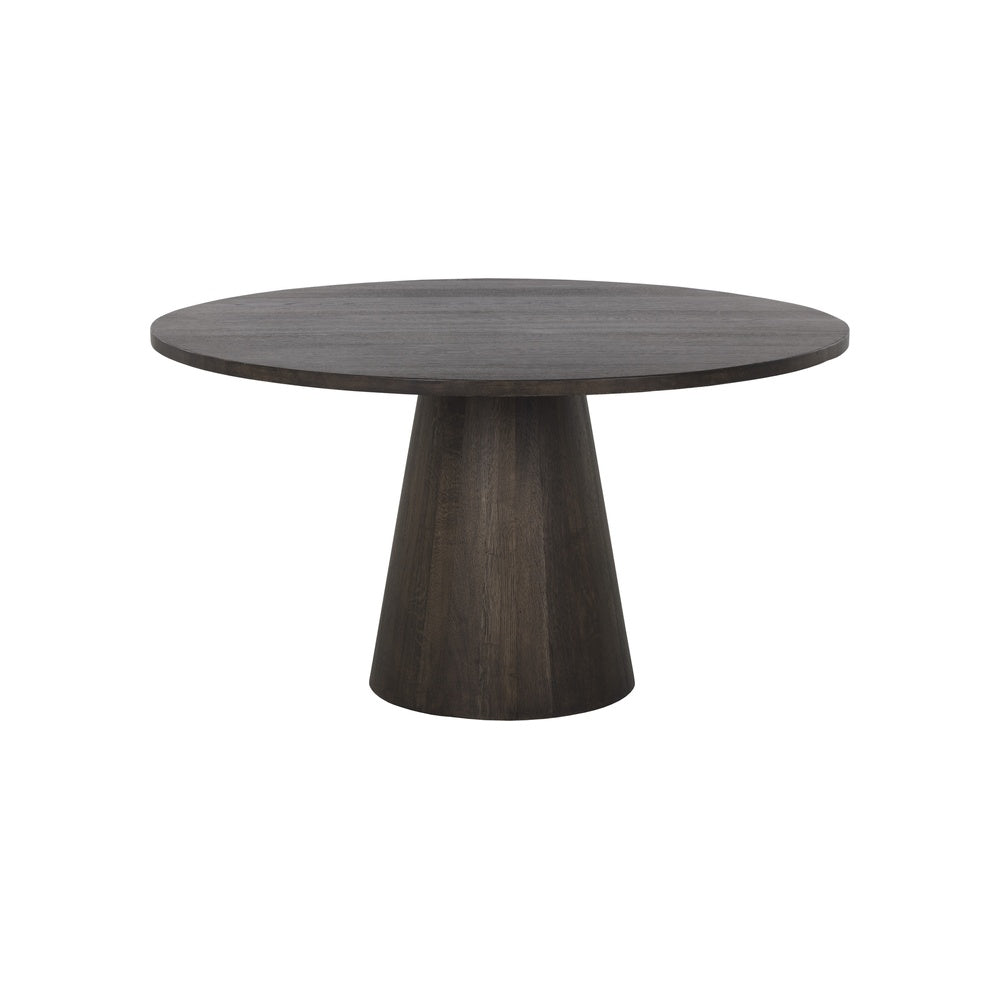 Elira Round Dining Table FURNITURE - dining table Sunpan Brown Oak