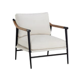 Meare Armchair FURNITURE - lounge chair Sunpan Heather Ivory Tweed