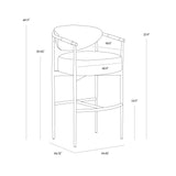 Helly Barstool FURNITURE - barstool Sunpan