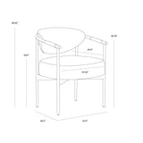 Helly Dining Armchair FURNITURE - dining chair Sunpan