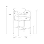 Helly Counter Stool FURNITURE - counter stool Sunpan