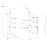 Burke Lounge Chair FURNITURE - lounge chair Sunpan