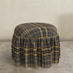 Buttercup Ruffle Ottoman FURNITURE - ottomans Skyline Furniture Edmund Saddle