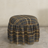 Buttercup Ruffle Ottoman FURNITURE - ottomans Skyline Furniture Edmund Saddle