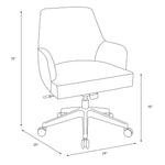 Vetta Desk Chair FURNITURE - office chair Skyline Furniture
