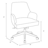 Vetta Desk Chair FURNITURE - office chair Skyline Furniture