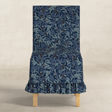 Lark Ruffle Slipcover Dining Chair FURNITURE - dining chairs Skyline Furniture