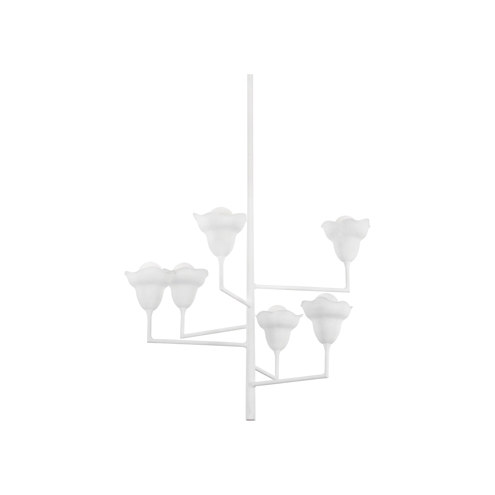 Alora Chandelier LIGHTING - chandelier Hudson Valley Lighting White Plaster Small