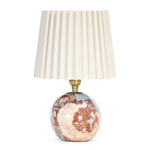 Giorgio Marble Mini Lamp Mini Lamps Regina Andrew Oyster Wave Pleat Shade