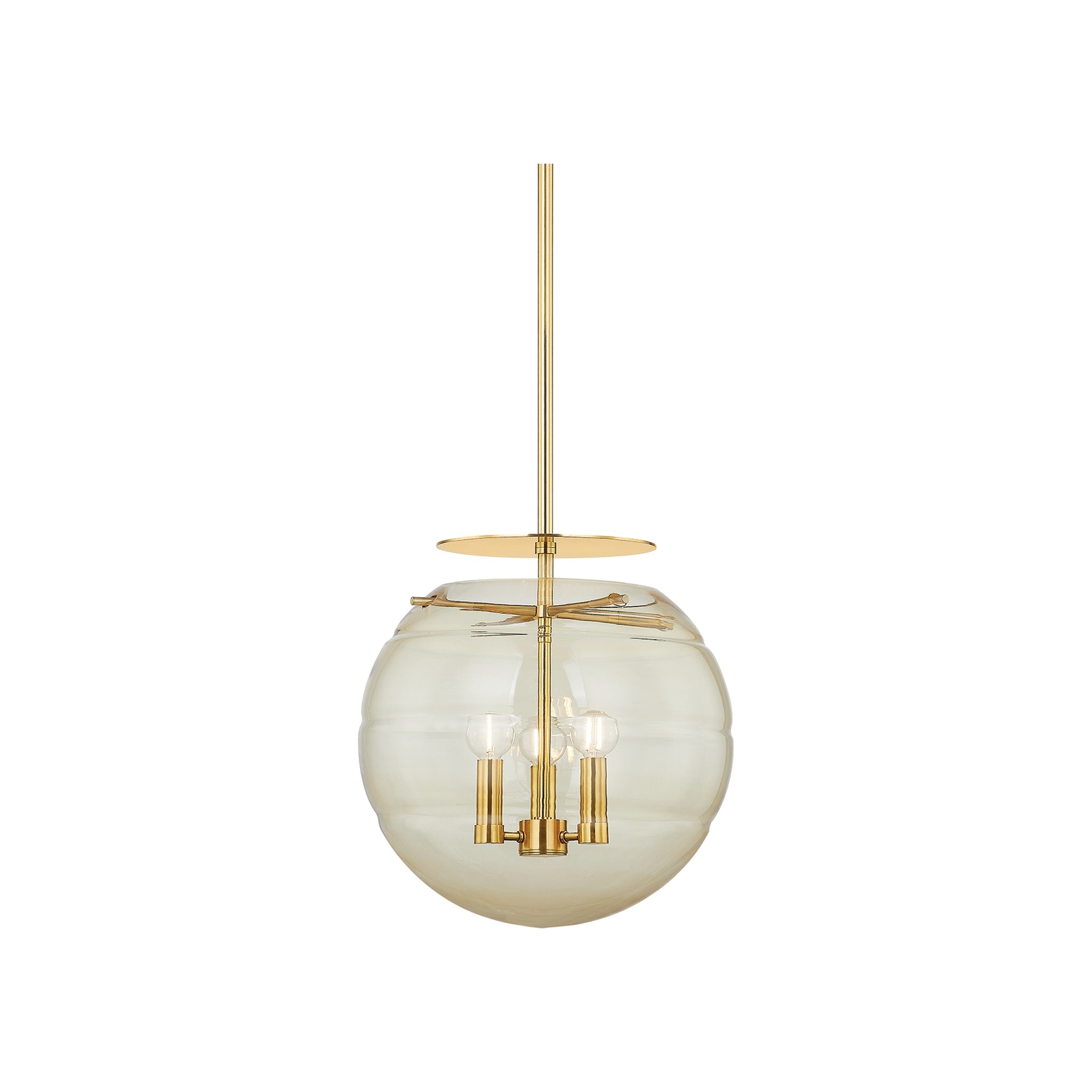 Gill Pendant LIGHTING - pendant Hudson Valley Lighting Aged Brass Large