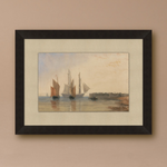 "Boats at Dawn" Framed Art Print ARTWORK - framed art Wendover Art Group