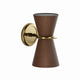 Antique Natural Brass with Russet Shade