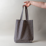 Everyday Gingham Tote Bag reusable bag Rug and Weave Pillows