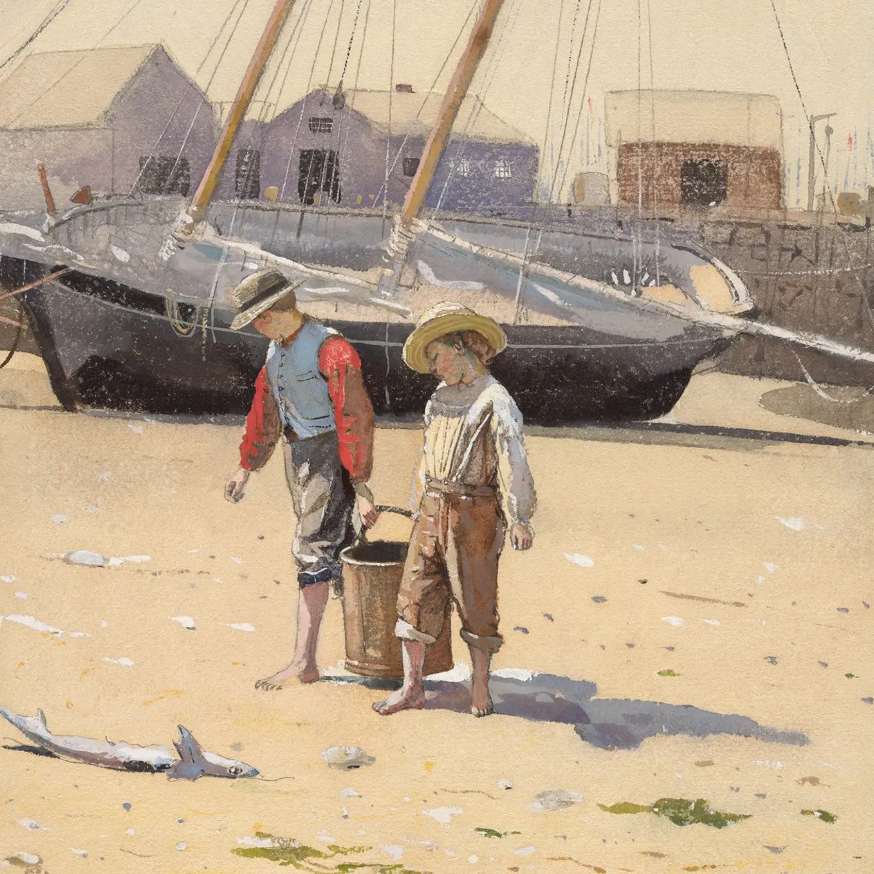 "Collecting the Sea" Framed Art Print ARTWORK - framed art Wendover Art Group