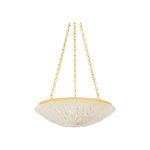 Summerside Pendant LIGHTING - pendant Hudson Valley Lighting Vintage Gold Leaf Small