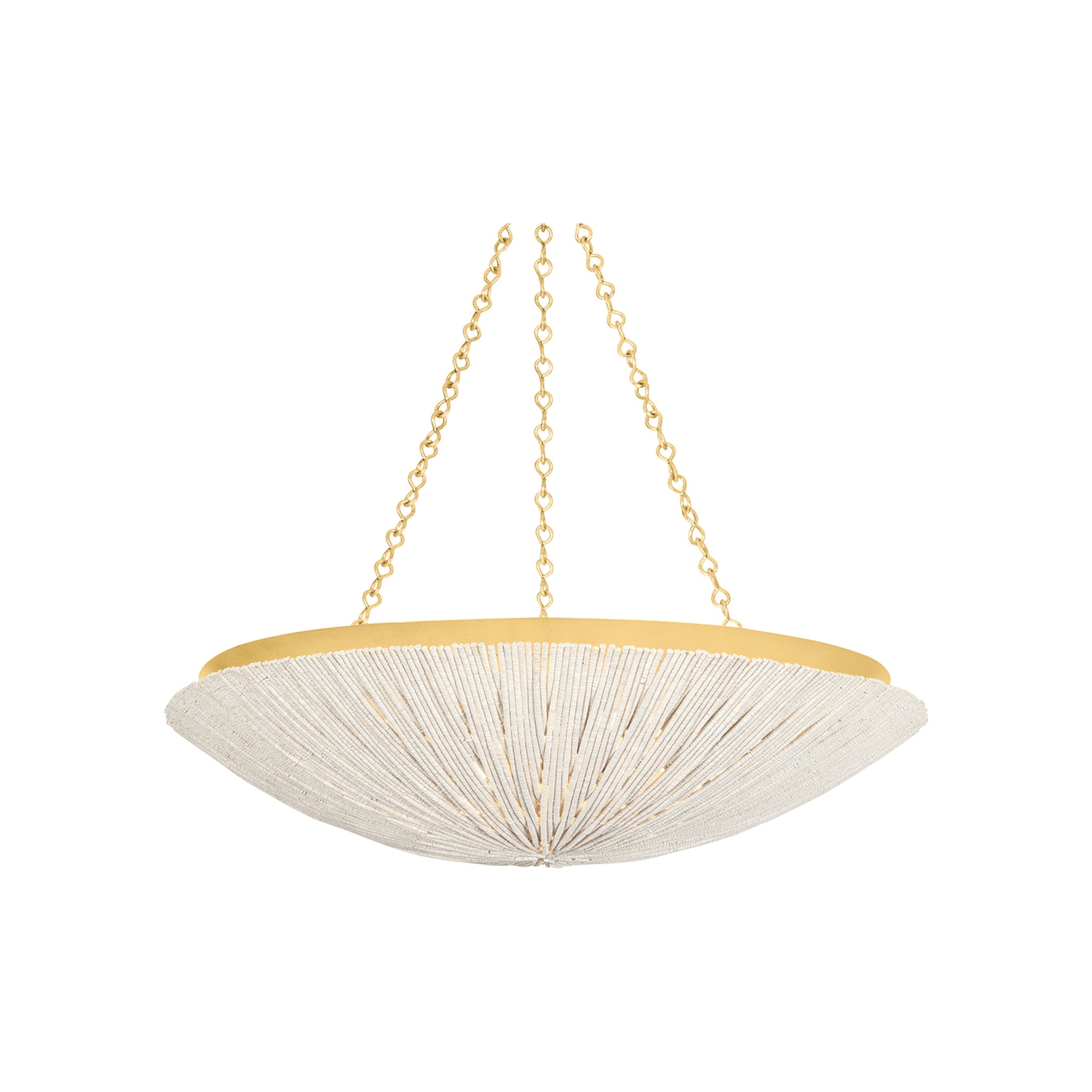 Summerside Pendant LIGHTING - pendant Hudson Valley Lighting Vintage Gold Leaf Large