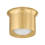 Noxon Flush Mount LIGHTING - flush mount Hudson Valley Lighting Aged Brass Small