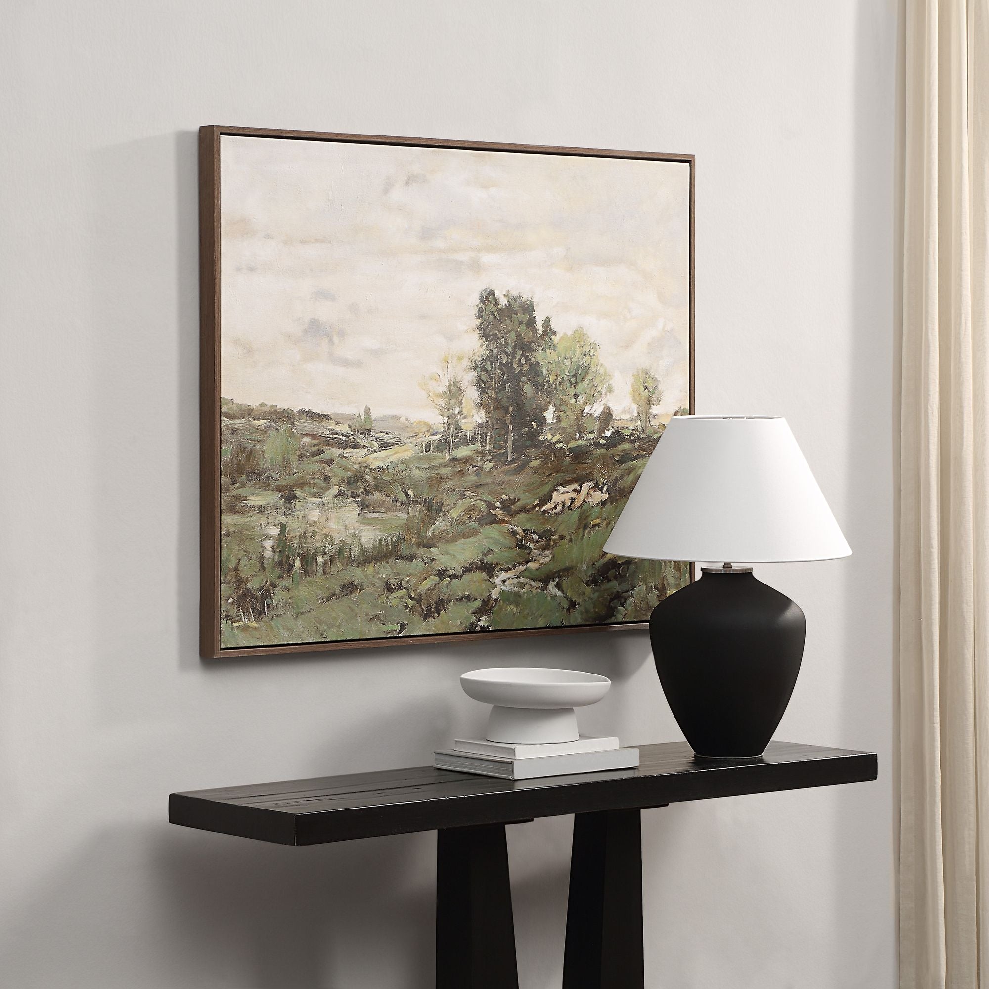 Natura Verde Framed Canvas ARTWORK - framed print Renwil