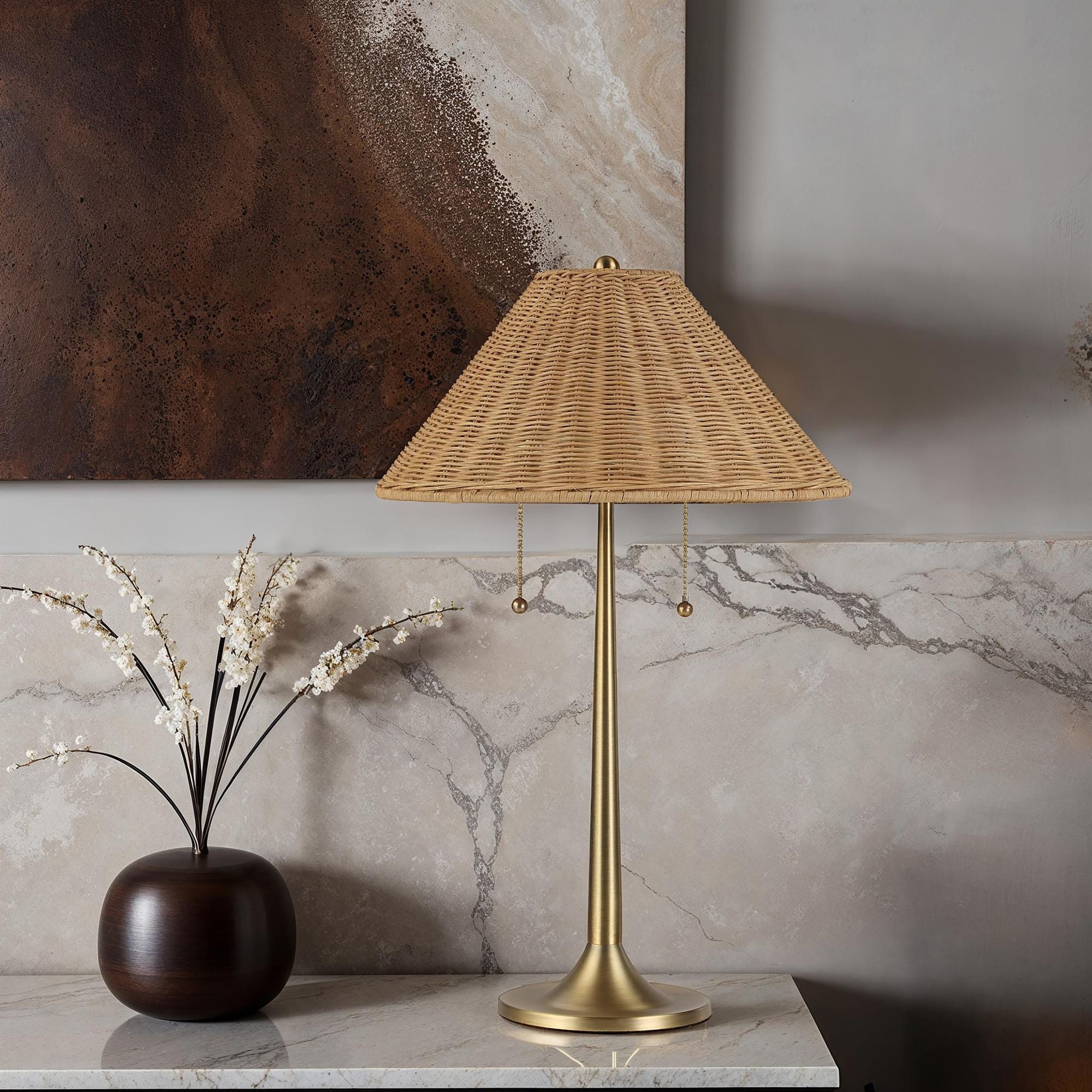 Vivian Table Lamp LIGHTING - table lamp Renwil