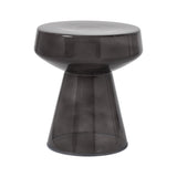 IN STORE - Livia Tinted Glass Side Table FURNITURE - in store Renwil