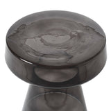 IN STORE - Livia Tinted Glass Side Table FURNITURE - in store Renwil