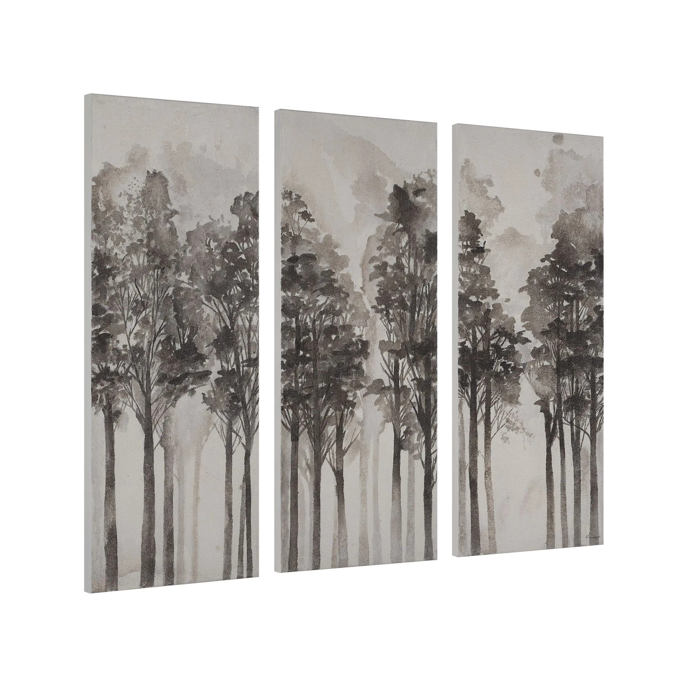 "Woodland Calm" Framed Canvas Set ARTWORK - painting Renwil