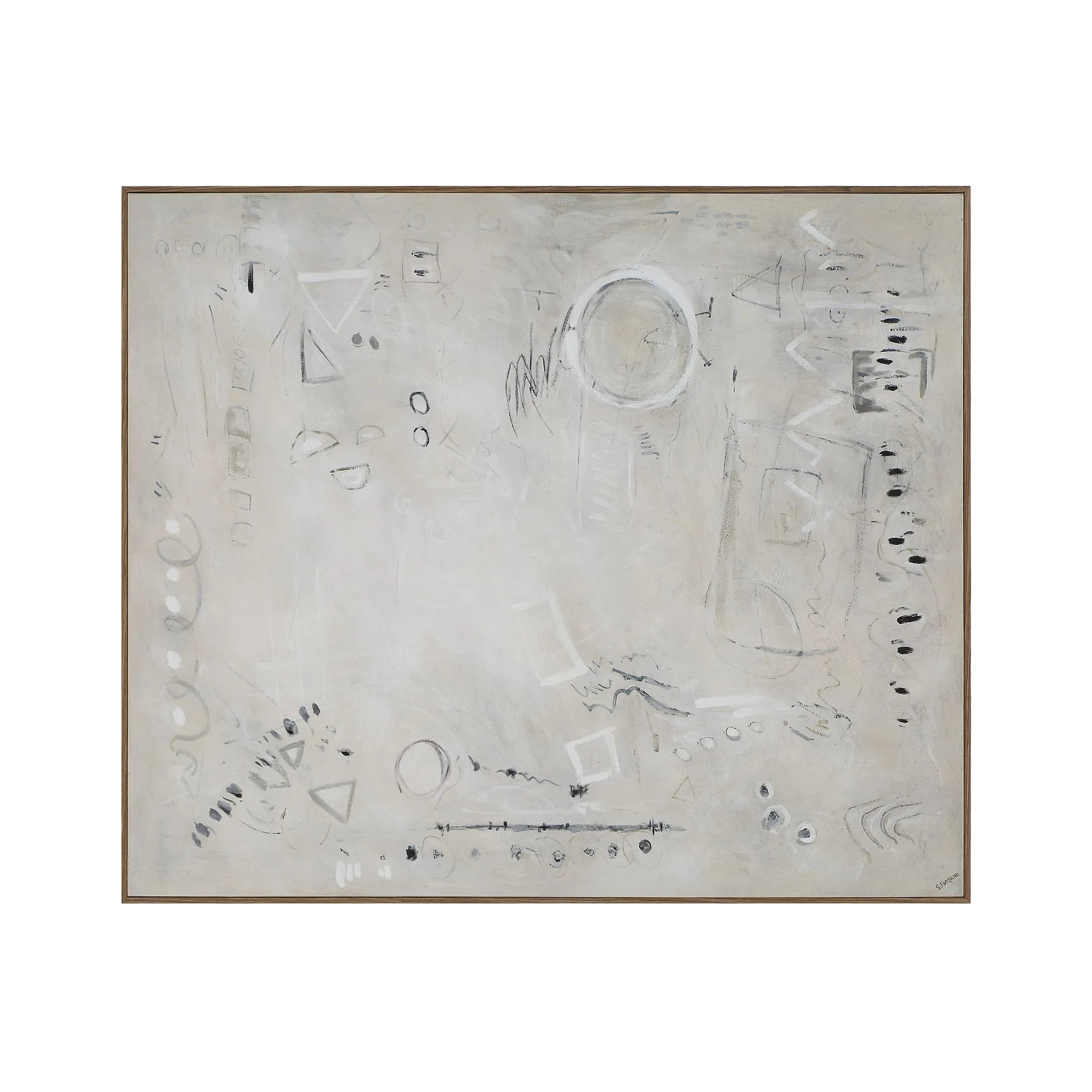 FLOOR MODEL - "Rehms" Framed Canvas ARTWORK - in store Renwil