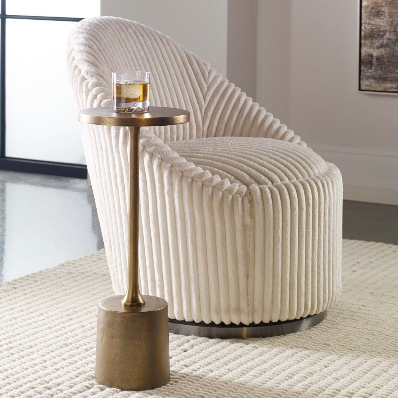 Sana Drink Table 4 - a - FURNITURE - accent table Uttermost