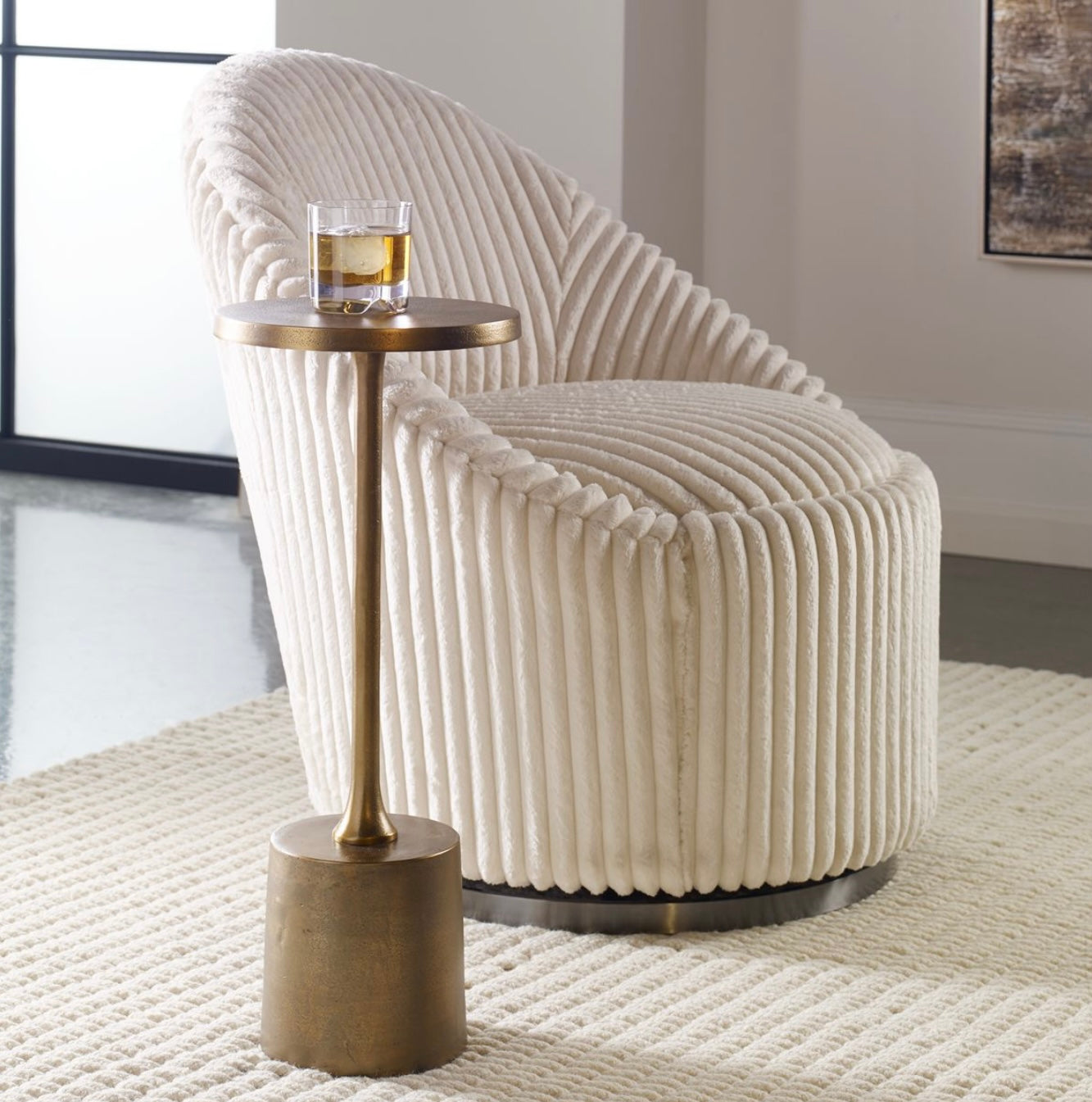 Sana Drink Table 4 - a - FURNITURE - accent table Uttermost