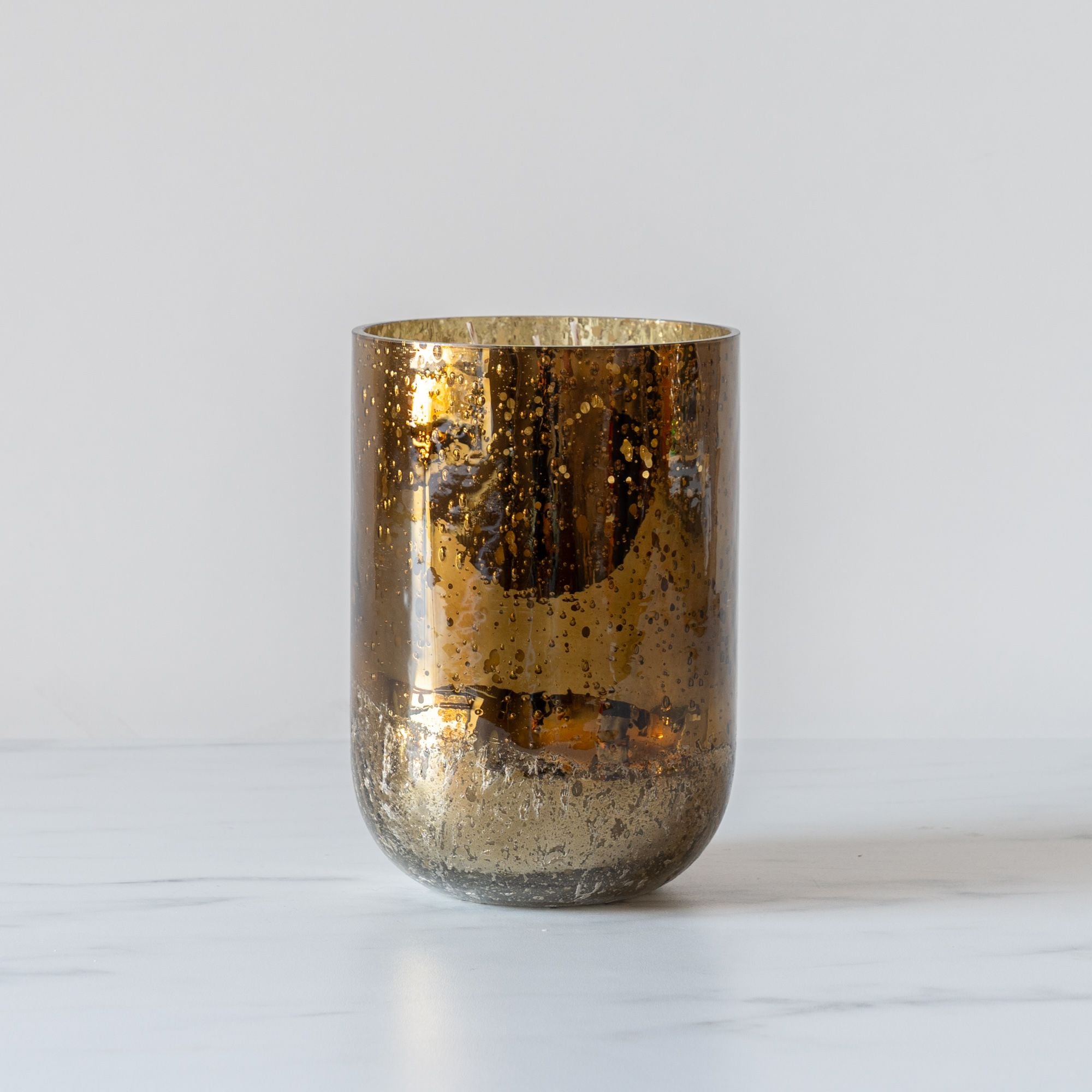 Metallic Finish Candle - Woodfire - Rug & Weave